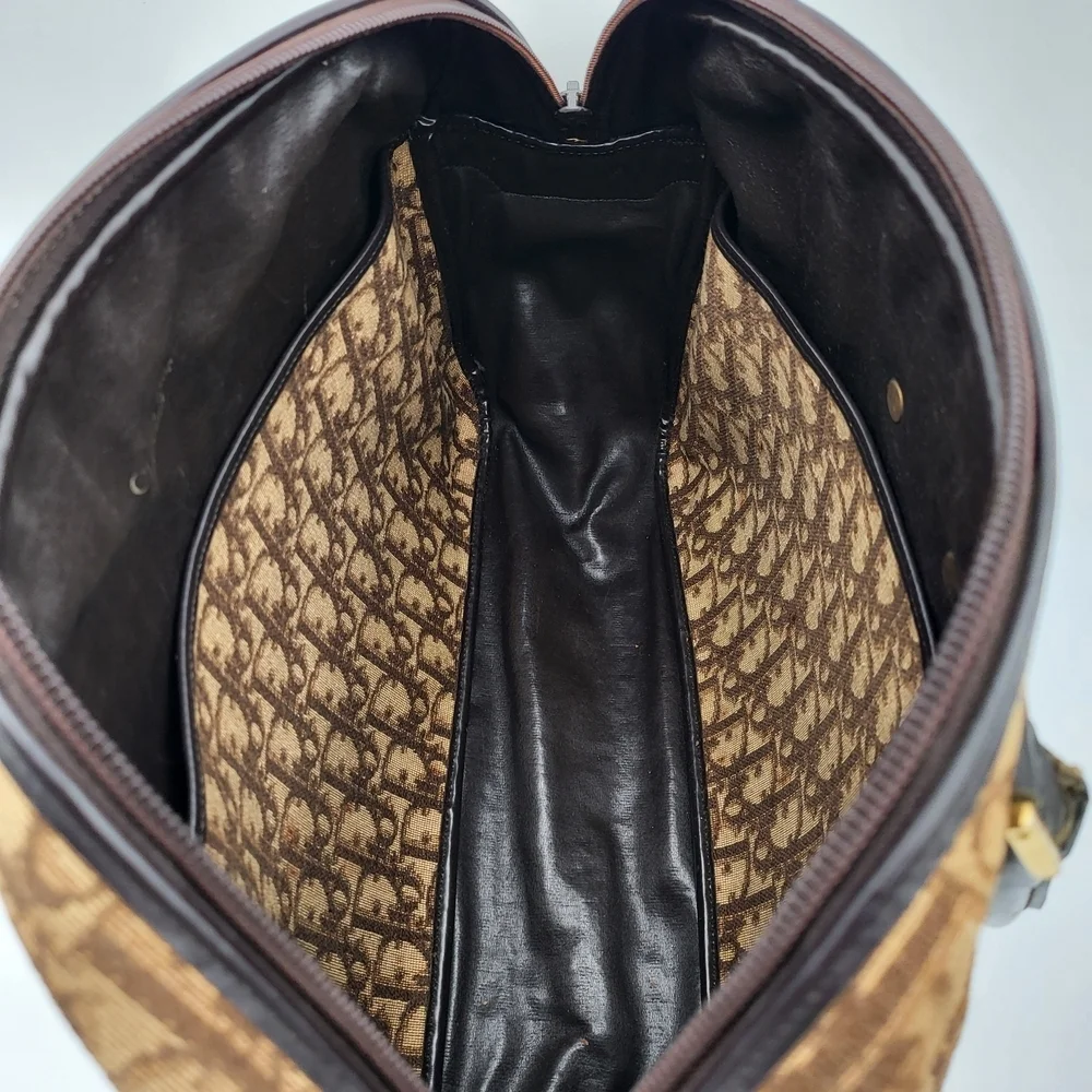 Christian Dior Diorissimo Trotter Canvas Top Handle Bag,,authentic w/COA..